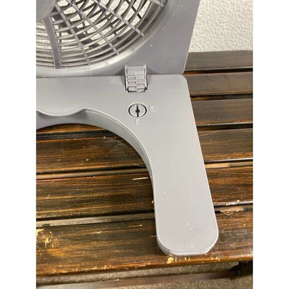 Portable Fan Box Battery Operated Air Desk Cooler Cooling Personal Travel Gray - Picture 10 of 11